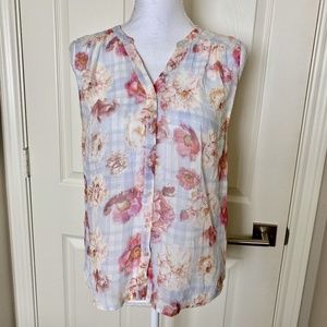 Joie Sleeveless 100% Silk Blouse